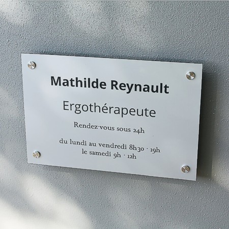 Plaque professionnelle économique