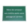 Plaque pro thermoplastique aspect rugueux